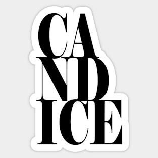 Candice Girls Name Bold Font Sticker